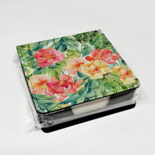 Load image into Gallery viewer, Indiana Peonies in Watercolor PU Leather Note Paper Holder
