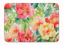 Load image into Gallery viewer, Indiana Peonies in Watercolor Memory Foam Kitchen Mat