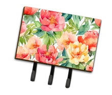 Load image into Gallery viewer, Indiana Peonies in Watercolor Leash or Key Holder