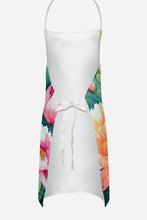 Load image into Gallery viewer, Indiana Peonies in Watercolor Apron – Artist-Designed Kitchen, BBQ &amp; Craft Apron