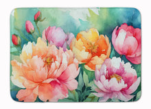Load image into Gallery viewer, Indiana Peonies in Watercolor Memory Foam Kitchen Mat