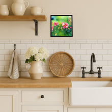 Load image into Gallery viewer, Iowa Wild Prairie Roses in Watercolor Framed Metal Print