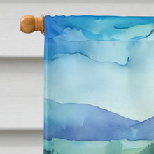 Load image into Gallery viewer, Iowa Wild Prairie Roses in Watercolor House Flag