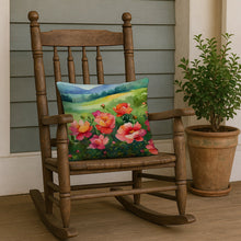 Load image into Gallery viewer, Iowa Wild Prairie Roses in Watercolor Throw Pillow
