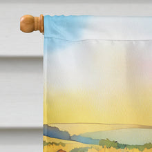Load image into Gallery viewer, Kansas Sunflowers in Watercolor House Flag