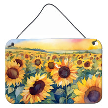 Load image into Gallery viewer, Kansas Sunflowers in Watercolor Wall or Door Hanging Prints