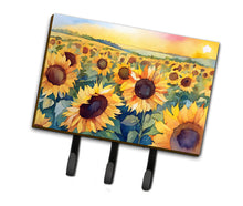 Load image into Gallery viewer, Kansas Sunflowers in Watercolor Leash or Key Holder