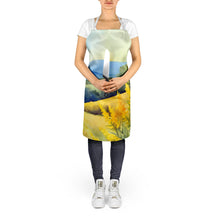 Load image into Gallery viewer, Kentucky Goldenrod in Watercolor Apron – Artist-Designed Kitchen, BBQ &amp; Craft Apron