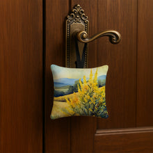 Load image into Gallery viewer, Kentucky Goldenrod in Watercolor Hanging Square Fabric Ornament 3.5 × 3.5