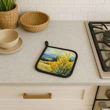 Load image into Gallery viewer, Kentucky Goldenrod in Watercolor Pair of Pot Holders