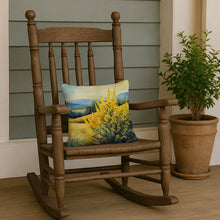 Load image into Gallery viewer, Kentucky Goldenrod in Watercolor Throw Pillow