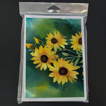 Load image into Gallery viewer, Kentucky Goldenrod in Watercolor Greeting Cards -  Blank Note Cards – 8-Pack of Artist-Designed Cards with Envelopes