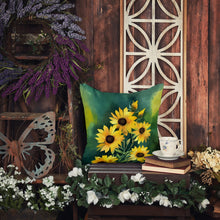 Load image into Gallery viewer, Kentucky Goldenrod in Watercolor Throw Pillow