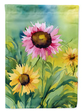 Load image into Gallery viewer, Kentucky Goldenrod in Watercolor House Flag
