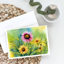 Load image into Gallery viewer, Kentucky Goldenrod in Watercolor Greeting Cards -  Blank Note Cards – 8-Pack of Artist-Designed Cards with Envelopes