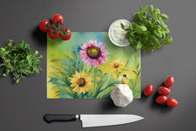 Load image into Gallery viewer, Kentucky Goldenrod in Watercolor Glass Cutting Boards – Durable, Decorative Kitchen Art Large