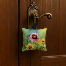 Load image into Gallery viewer, Kentucky Goldenrod in Watercolor Hanging Square Fabric Ornament 3.5 × 3.5