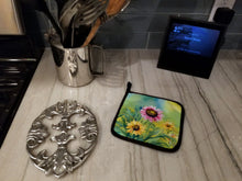 Load image into Gallery viewer, Kentucky Goldenrod in Watercolor Pair of Pot Holders
