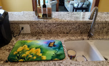 Load image into Gallery viewer, Kentucky Goldenrod in Watercolor Dish Drying Mat