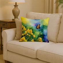 Load image into Gallery viewer, Kentucky Goldenrod in Watercolor Throw Pillow