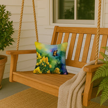 Load image into Gallery viewer, Kentucky Goldenrod in Watercolor Throw Pillow