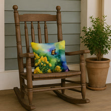 Load image into Gallery viewer, Kentucky Goldenrod in Watercolor Throw Pillow