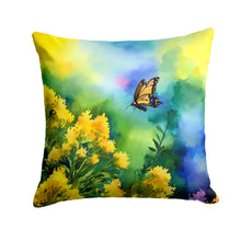 Load image into Gallery viewer, Kentucky Goldenrod in Watercolor Throw Pillow