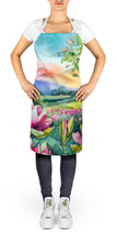 Load image into Gallery viewer, Louisiana Magnolias in Watercolor Apron – Artist-Designed Kitchen, BBQ &amp; Craft Apron