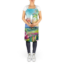 Load image into Gallery viewer, Louisiana Magnolias in Watercolor Apron – Artist-Designed Kitchen, BBQ &amp; Craft Apron