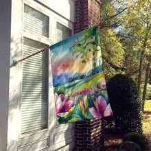 Load image into Gallery viewer, Louisiana Magnolias in Watercolor House Flag