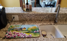 Load image into Gallery viewer, Louisiana Magnolias in Watercolor Dish Drying Mat