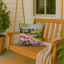 Load image into Gallery viewer, Louisiana Magnolias in Watercolor Throw Pillow