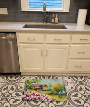 Load image into Gallery viewer, Louisiana Magnolias in Watercolor Memory Foam Kitchen Mat
