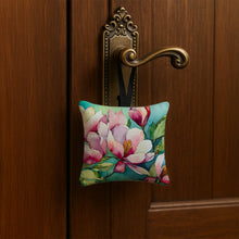 Load image into Gallery viewer, Louisiana Magnolias in Watercolor Hanging Square Fabric Ornament 3.5 × 3.5
