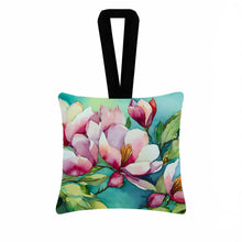 Load image into Gallery viewer, Louisiana Magnolias in Watercolor Hanging Square Fabric Ornament 3.5 × 3.5