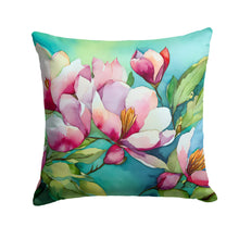 Load image into Gallery viewer, Louisiana Magnolias in Watercolor Throw Pillow