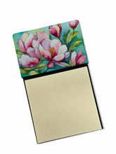 Load image into Gallery viewer, Louisiana Magnolias in Watercolor Sticky Note Holder- Refiilable Desk Accessory Note Pad