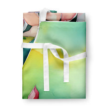 Load image into Gallery viewer, Louisiana Magnolias in Watercolor Apron – Artist-Designed Kitchen, BBQ &amp; Craft Apron