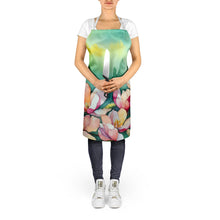 Load image into Gallery viewer, Louisiana Magnolias in Watercolor Apron – Artist-Designed Kitchen, BBQ &amp; Craft Apron