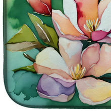 Load image into Gallery viewer, Louisiana Magnolias in Watercolor Dish Drying Mat