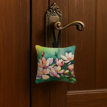 Load image into Gallery viewer, Louisiana Magnolias in Watercolor Hanging Square Fabric Ornament 3.5 × 3.5