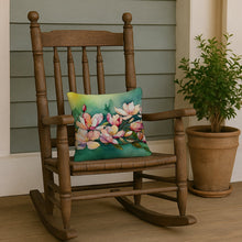 Load image into Gallery viewer, Louisiana Magnolias in Watercolor Throw Pillow