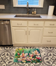 Load image into Gallery viewer, Louisiana Magnolias in Watercolor Memory Foam Kitchen Mat