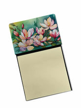 Load image into Gallery viewer, Louisiana Magnolias in Watercolor Sticky Note Holder- Refiilable Desk Accessory Note Pad