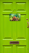 Load image into Gallery viewer, Maine White Pine Cone and Tassels in Watercolor Wall or Door Hanging Prints