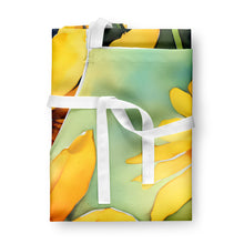 Load image into Gallery viewer, Maryland Black-Eyed Susans in Watercolor Apron – Artist-Designed Kitchen, BBQ &amp; Craft Apron