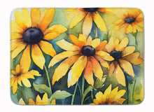 Load image into Gallery viewer, Maryland Black-Eyed Susans in Watercolor Memory Foam Kitchen Mat