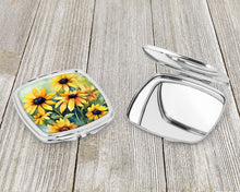 Load image into Gallery viewer, Maryland Black-Eyed Susans in Watercolor Compact Mirror