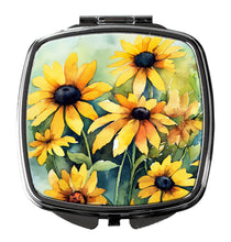 Load image into Gallery viewer, Maryland Black-Eyed Susans in Watercolor Compact Mirror