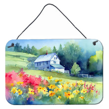 Load image into Gallery viewer, Massachusetts Mayflowers in Watercolor Wall or Door Hanging Prints